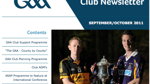 GAA Newsletter: September/October 2011