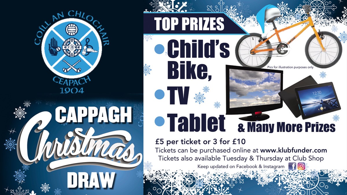 Christmas Draw Launched – Buy Tickets Here
