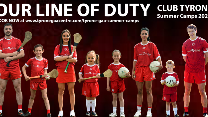 Tyrone Summer Camps – Booking Now Open