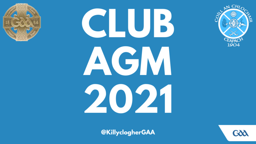 Club AGM – Clár, Nominations & Motions