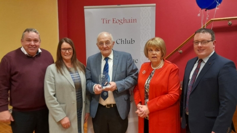 Donal Magee Presented With Scór Award