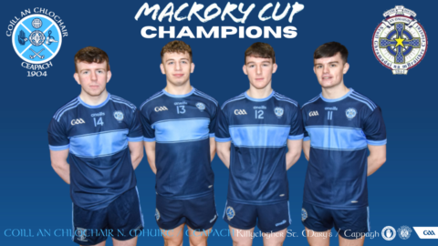 Congratulations to our MacRory Cup Winners