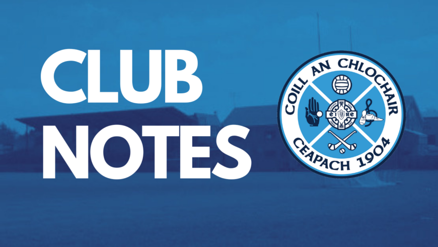 Club Notes: January 31st